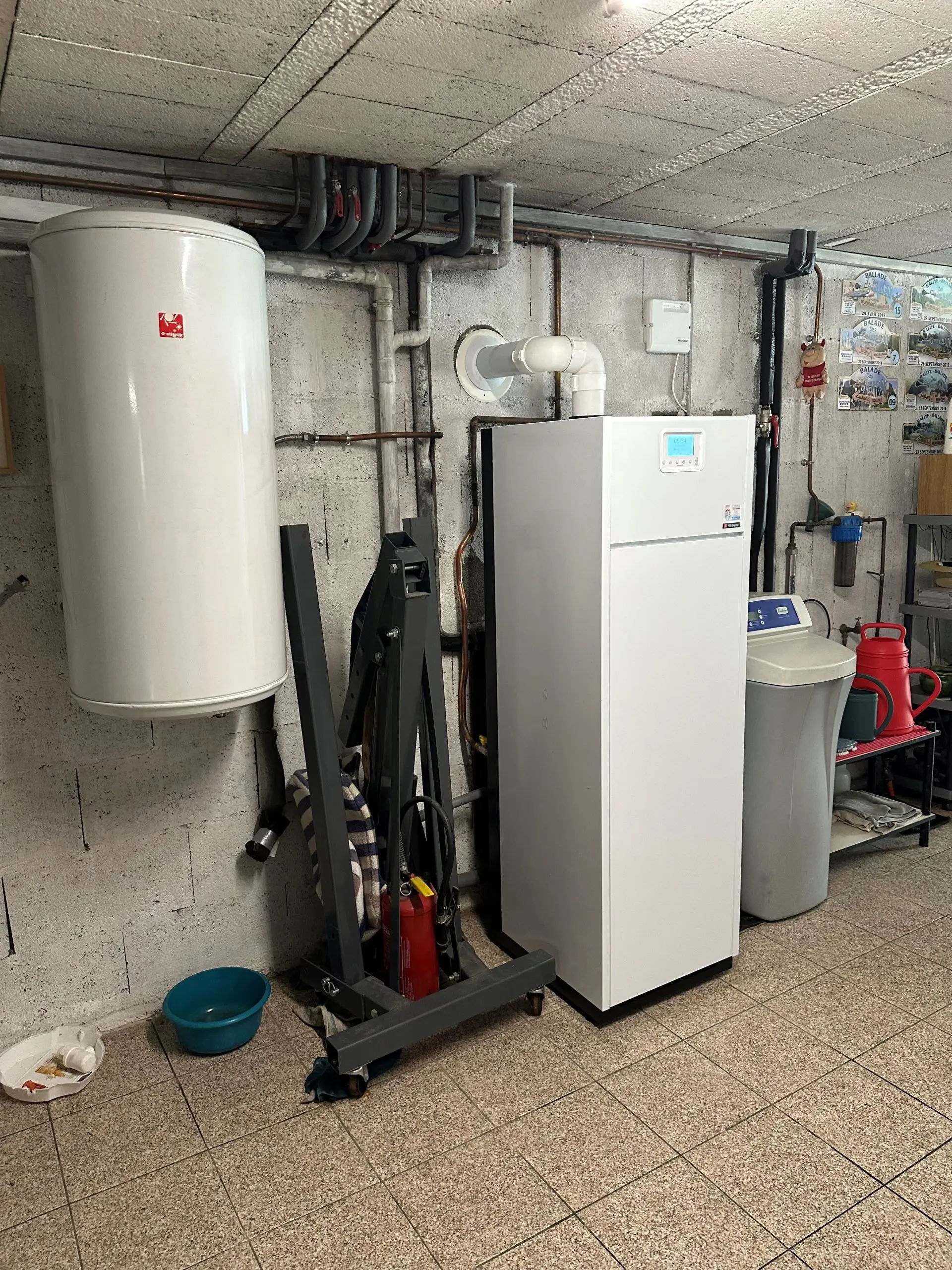 2 MARQUET Après Travaux Chaudière gaz condensation Frisquet Prestige 20kW installée par plombier chauffagiste LGS à Reyrieux - Remplacement chaudière Villefranche-sur-Saône